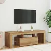 vidaXL TV skříňka s LED Artisan dub 120x36,5x40 cm materiál Náhled obrázku produktu 2