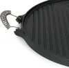 BBQ-Toro Gusseisen Grillplatte mit Griffen | Ø 42 cm | Produktbild-Vorschau 3
