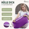 set di 2 copricuscini 100% cotone 40x60 cm viola Anteprima dell’immagine prodotto 5