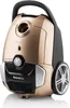 A studio shot of a gold and black vacuum cleaner against a white background. Náhled obrázku produktu