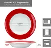 6er Set Variant Rot Suppenteller bunte tiefe Teller Pasta Produktbild-Vorschau 5