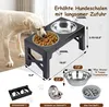 Erhöhte Hundenäpfe mit langsamer Fütterung, erhöhter Produktbild-Vorschau 2