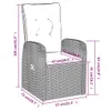 （Robust Möbel） 3-tlg. Garten-Essgruppe - elegantes Design - Produktbild-Vorschau 3