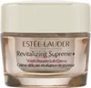 A close-up studio shot of an Estée Lauder Revitalizing Supreme+ Youth Power Soft Creme jar. Produktbild-Vorschau