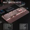 Mechanisches Gaming Tastatur Maus Set USB, 104 Tasten Red Produktbild-Vorschau 6