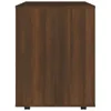 vidaXL Szafka na kółkach brązowy dąb 60x53x72 cm materiał Podgląd zdjęcia produktu 7