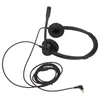 A black headset with a microphone is shown against a white background. Produktbild-Vorschau