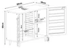 Waschbeckenunterschrank 'Epind' 60 x 66 x 30 cm Bambus Produktbild-Vorschau 7