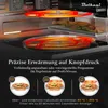 Pizzaofen Ober- und Unterhitze individuell einstellbar 80°C bis 450°C – präzise Erwärmung  Produktbild-Vorschau