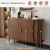 Merax Sideboard Kommode mit 2 Schiebetüren, Produktbild-Vorschau 6
