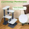 COSTWAY 2in1 Arbre à chat Escalier pour chiens, 77 cm, Voir les images du produit 4
