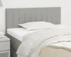 vidaXL Tête de lit gris clair 90x5x78/88 cm Tissu Voir les images du produit 2
