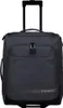 A dark gray rolling suitcase with a black telescoping handle. Produktbild-Vorschau