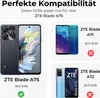 A collage of images showing different ZTE phone models and compatibility information for a phone case. Produktbild-Vorschau
