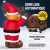 MONZANA® Renne de noël gonflable 135 cm éclairage LED Voir les images du produit 3