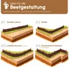Bordure de bordure en saule - Hauteur : 20 cm - Longueur : Voir les images du produit 3