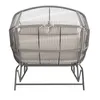 Flieks Rattan Hollywoodschaukel Schaukelstuhl Produktbild-Vorschau 10