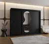 Kleiderschrank 250 cm BEYZA mit Spiegel - schwarz Produktbild-Vorschau 1