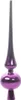 A purple and black tree topper on a white background. Produktbild-Vorschau