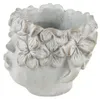 Clayre & Eef bloempot "Kopf", 20x18 cm, grijs, steen Productafbeelding-voorbeeld 2