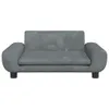 vidaXL Kindersofa Dunkelgrau 70x45x33 cm Samt -  Baby- & Produktbild-Vorschau 4