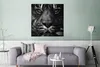 MuchoWow® Poster Tiere - Tiger - Wild - Schwarz - Weiß Produktbild-Vorschau 5