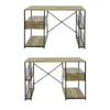 SoBuy FWT61-N Scrivania con 4 ripiani e un cassetto Anteprima dell’immagine prodotto 3