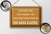 Blechschild Spruch 30x20cm ich mag Kaffee Schild Produktbild-Vorschau 2