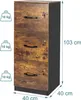 Relaxdays Archiefkast met hangmappen, 3 afsluitbare lades, Productafbeelding-voorbeeld 4
