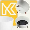 KADAX kvetináč 47 cm obal + zásuvné nohy stojan na kvety Náhľad obrázku produktu 3