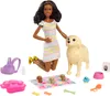 Bambola Barbie (bruna) con cane e cucciolo, set di Anteprima dell’immagine prodotto 1