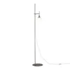 Lampa podłogowa, metal niklowy, białe matowe szkło, wys. Podgląd zdjęcia produktu 1