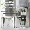 CHM GmbH® 50 L Membrankessel vertikal, Edelstahltank, Produktbild-Vorschau 6