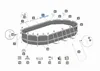 Bestway® Ersatzteil Horizont. Stange A (grau) Power Steel™ Produktbild-Vorschau 2
