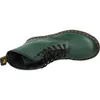 A top-down view of a green Dr. Martens boot. Produktbild-Vorschau