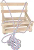 Teddies Houpačka dřevo přírodní 38x30cm nosnost 80kg v Náhled obrázku produktu 4