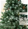 Sapin de Noël artificiel avec pommes de pin et support Voir les images du produit 3