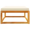 The Living Store Gartenhocker mit Kissen 65x65x29 cm Produktbild-Vorschau 5