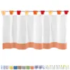 Bistrogardine Zierkante Orange ca. 150x45 cm – transparente Produktbild-Vorschau 3