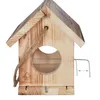 Relaxdays Vogelfutterhaus, geflammtes Design,Zertifikat, Produktbild-Vorschau 8