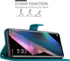 Cadorabo Hülle für Oppo FIND X3 PRO Schutz Hülle in Blau Produktbild-Vorschau 3
