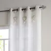 Dekoschal Herzhänger 140x240cm creme Häkelborte Produktbild-Vorschau 2