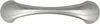 Schubladengriff 128mm Lochabstand Zamak gebürstetes Produktbild-Vorschau 3