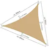 Tenda parasole triangolare Sol Royal impermeabile 3x3x3 m Anteprima dell’immagine prodotto 2