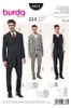 Strih Burda 6871 - Pánsky oblek - sako, vesta, nohavice s Náhľad obrázku produktu 2