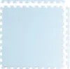 A single light blue interlocking foam mat with a white edge, shown from a top-down perspective. Anteprima dell’immagine prodotto