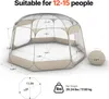 Tenda pop-up a bolla VEVOR, 458 x 432 x 230 cm, tenda da Anteprima dell’immagine prodotto 8