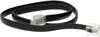 A black flat cable with two clear RJ11 connectors on a white background. Produktbild-Vorschau