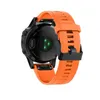 Strap-it Garmin Fenix 7 Silikonarmband (Orange) Produktbild-Vorschau 2