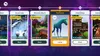 A progression of game levels or challenges, with one level highlighted as 'New horse' and showing a horse that can be claimed. Produktbild-Vorschau